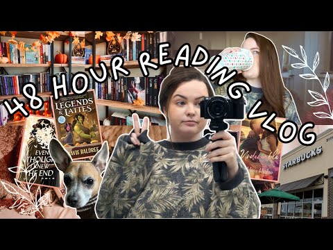 the coziest weekend reading vlog!! reading 4 books in 48 hours