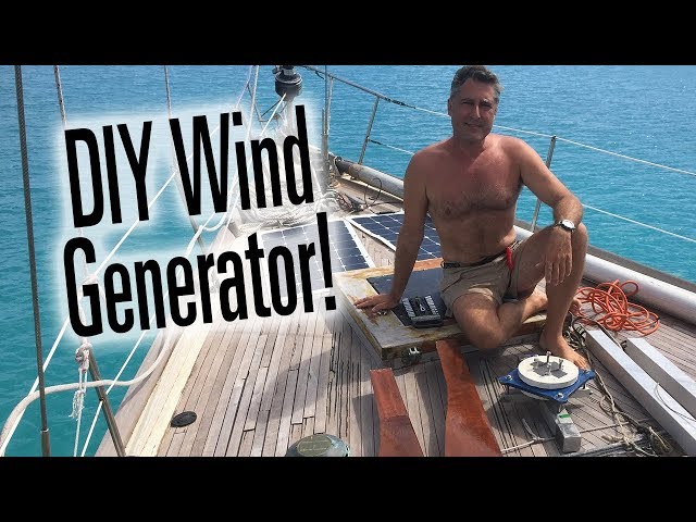 Clark's DIY WIND GENERATOR, 3 Phase to DC power on a sailboat (Sailing SV Temptress)