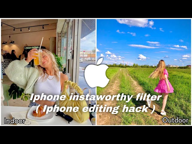 Iphone instaworthy filter | new iPhone editing hack | iphone filter | Iphone camera roll Edit