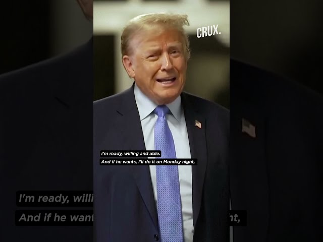 "I’m Ready..." Trump Invites Biden To Debate On National TV