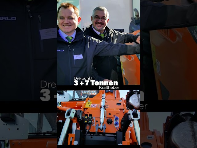 Special! 👍 Multifarmer goes orange: Mix aus Teleskoplader & Traktor jetzt auch für Kommunen #shorts