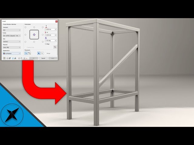 Frame Generator Tutorial (Beginner) as Fast as I Can | Autodesk Inventor