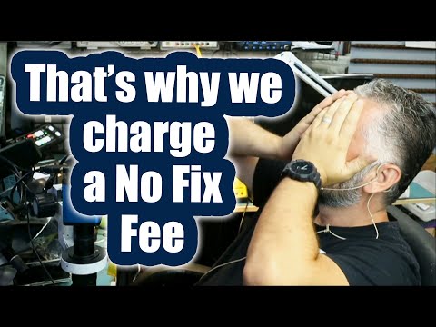 Charging Customers a No Fix fee and why answering calls is a bad idea.