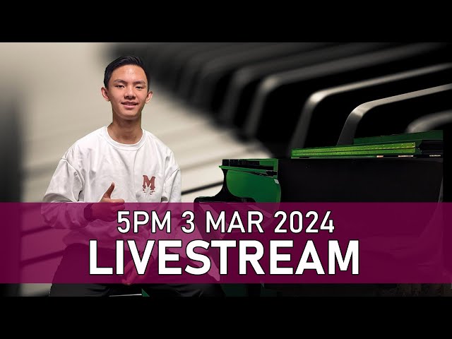 Sunday Piano Livestream 5PM - Rosanna (Toto) | Cole Lam