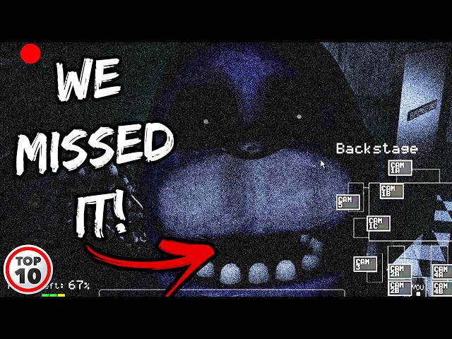 Top 10 FNAF Tiny Details You Don't Really Think About - Part 11