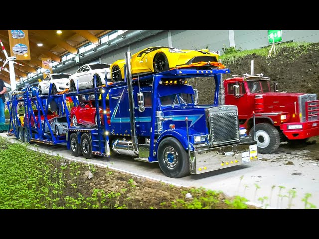 Mega RC Model Truck RC Machine Collection!! RC Excavator Volvo RC Bobcat RC Train RC Car Transport