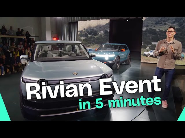 Rivian's R2, R3 and R3X launch event in 5 minutes