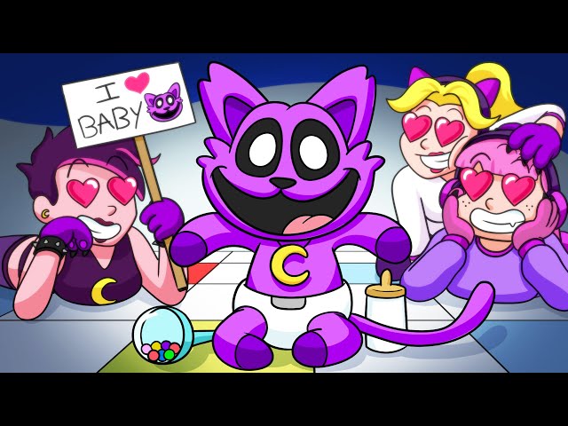 BABY CATNAP GETS A FANCLUB?! (Cartoon Animation)