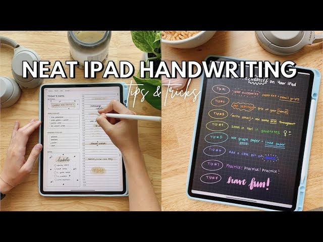 HOW TO WRITE NEATLY ON YOUR IPAD | Tips to Take Aesthetic Notes & Improve Your Handwriting On iPads