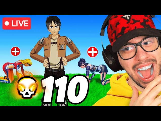 110 ELIMINATIONS in 4 Hours or UNINSTALL Fortnite! (Challenge)