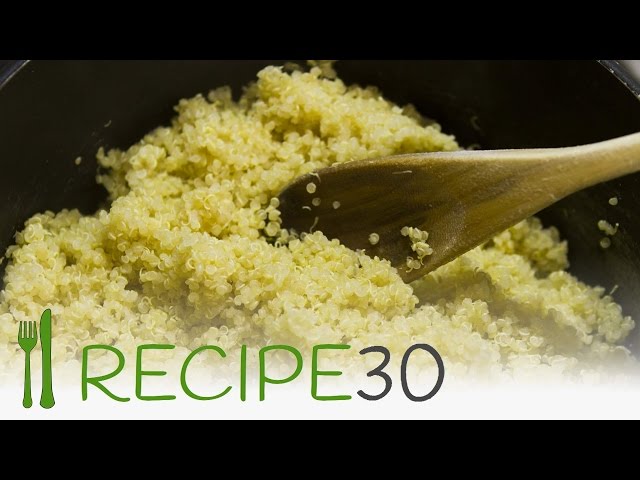 HOW TO COOK BASIC QUINOA gluten free recipe - by Recipe30