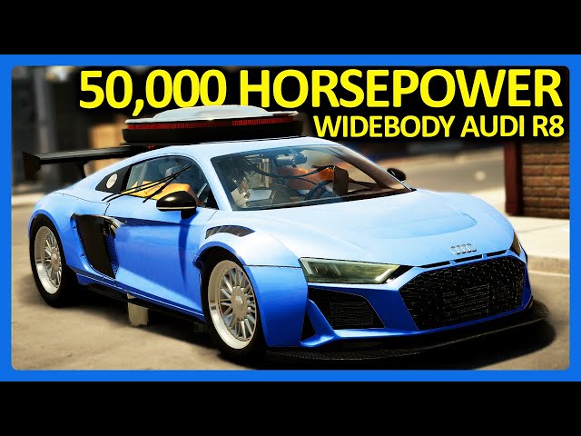 I Built a 50,000 Horsepower Audi R8 in Car Mechanic Simulator 2021