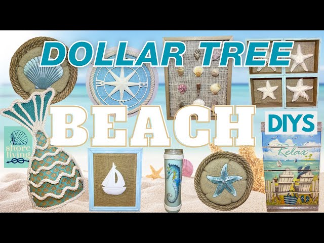 🐬 9 NEW Shore Living Dollar Tree DIYS! Beach, Coastal or Summer DIY & Hacks 2023