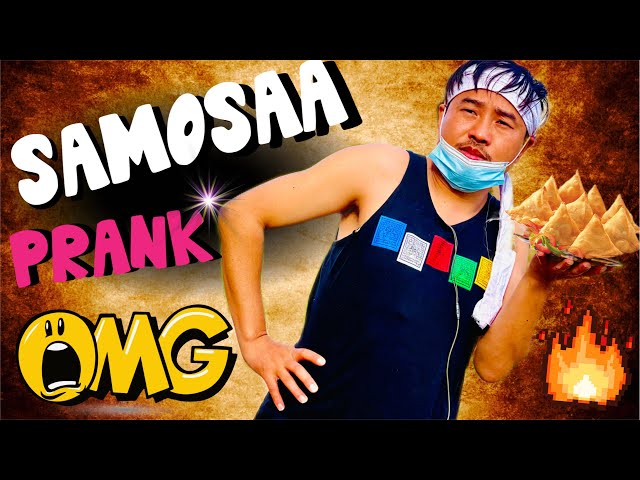 nepali prank | samosaa/समोसा prank | alish rai new prank | funny/comedy prank | epic reaction 2023 |