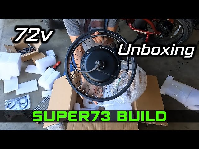 Super73 72V Build // Moto Electric Racing KIT Unboxing Pt.1
