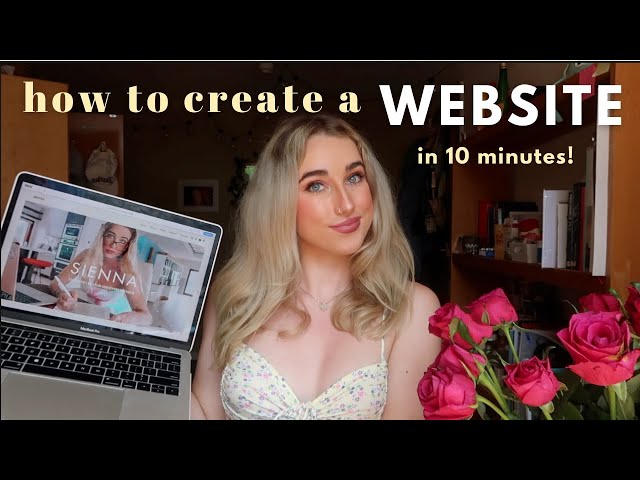 how to create a WEBSITE | 10 min tutorial 2021