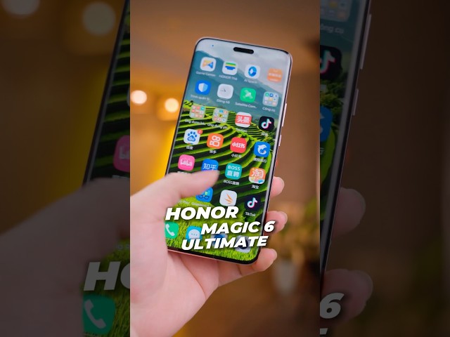 Honor Magic 6 Ultimate quá đẽ! Đúng làm máy 1 mình 1 kiểu. 😂