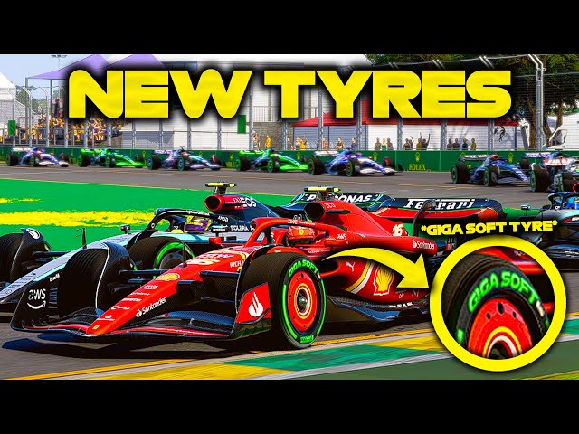 I Added New Tyre Compounds To F1 23