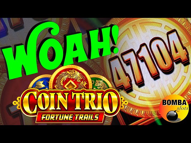 A LUCKY $300 BET BONUS MADE ME MONEY! Coin Trio ~ Fortune Trails #Casino #LasVegas #SlotMachine