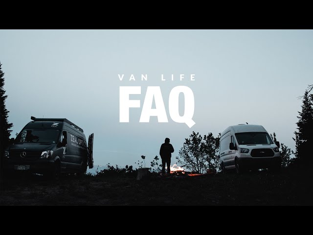 Van Life FAQ | Where do you shower? How do you power a desktop PC?
