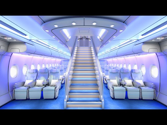 ВНУТРИ САМОГО БОЛЬШОГО САМОЛЕТА / Airbus A380 / Самый большой самолет в мире