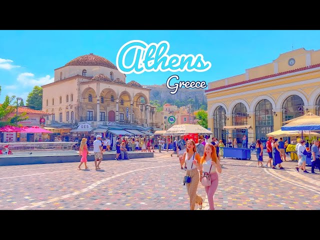Athens, Greece 🇬🇷 🏛️ | Tracing the Path of the Gods | 4K Walking Tour