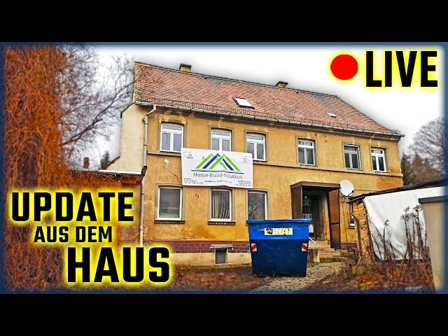 UPDATE AUS DEM HAUS + FEUERWEHREINSATZ! | Home Build Solution - LIVE