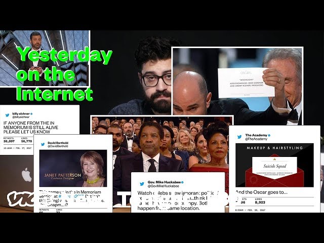 Technical Difficulties At The Oscars | Yesterday On The Internet