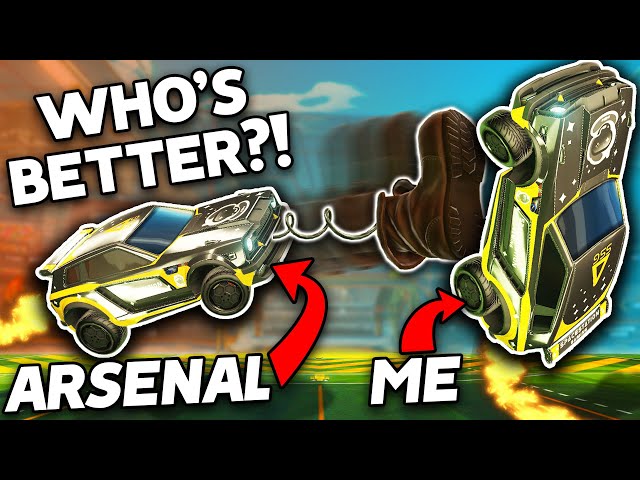I CHALLENGED ARSENAL TO SEE WHO'S THE BETTER RUMBLE PLAYER