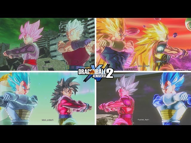 Goku and Vegeta Fusions - Dragon Ball Xenoverse 2 Mods