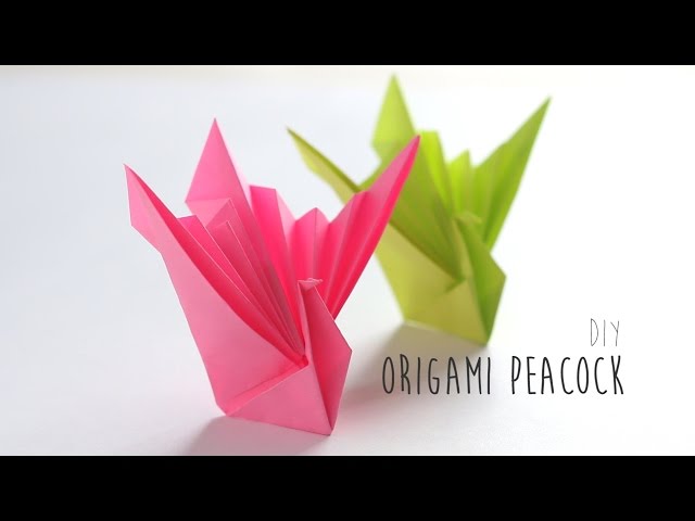 DIY: Origami Peacock