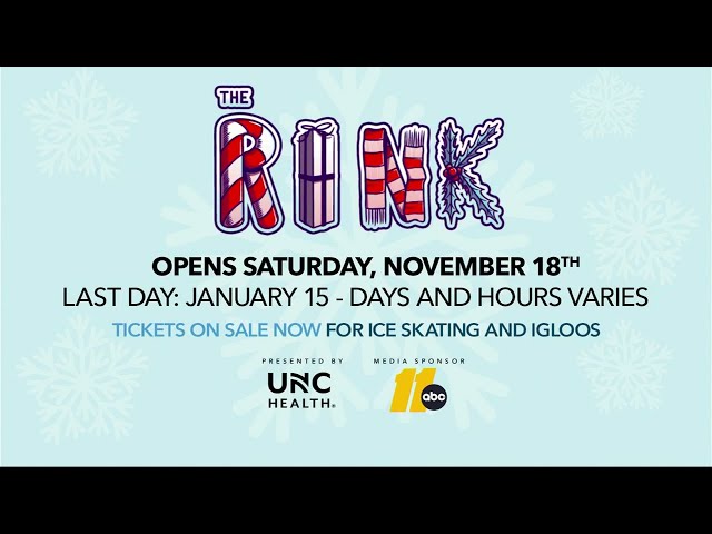New features at The Rink presented by UNC Health this year when it opens at Red Hat Amphitheater
