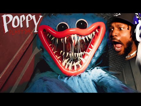 SCREAMING at a SCARY Toy Factory [Poppy Playtime]