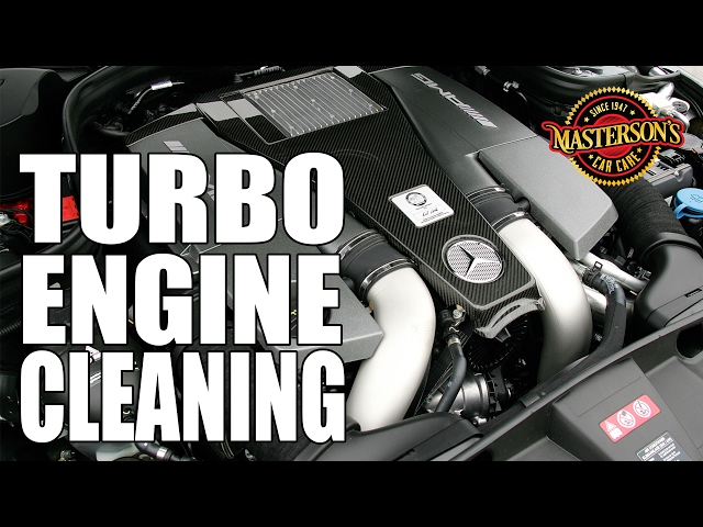 Twin Turbo Engine Cleaning - Masterson's Car Care - Mercedes-Benz E63 AMG