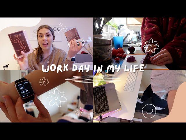 WORK DAY IN MY LIFE | my walking pad, cosmetips haul & finding balance