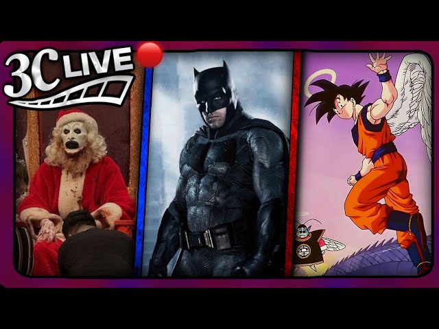 3C Live - RIP Dragon Ball Creator, Batman Controversy, Terrifier 3 Set Footage