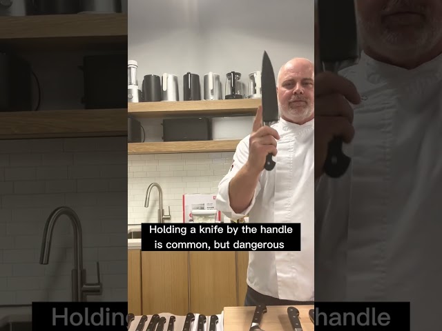 How To Hold a Chef's Knife Safely