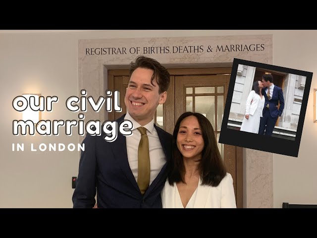 Getting MARRIED in the UK! Our civil marriage :)