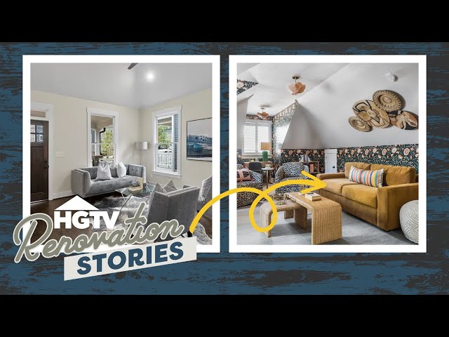 A Designer’s Colorful Bungalow Makeover on a Budget | HGTV Renovation Stories | Atlanta