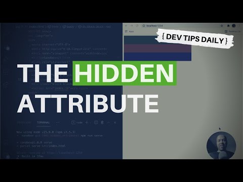 DevTips Daily: The Hidden Attribute