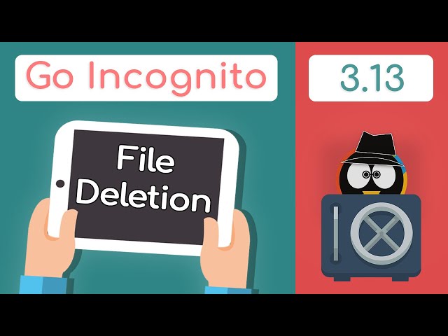 How To Delete Files Securely | Go Incognito 3.13