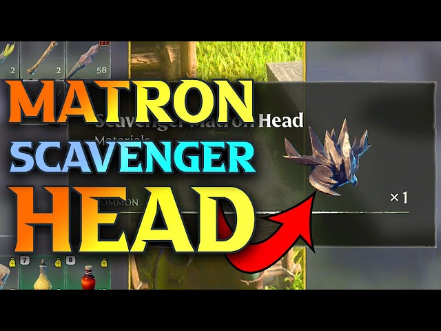 Scavenger Matron Head Location - Enshrouded How To Beat A Scavenger Matron Boss