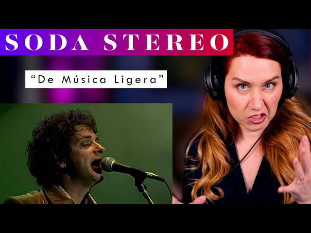 My First Time Hearing Soda Stereo!  Vocal ANALYSIS of "De Musica Ligera"