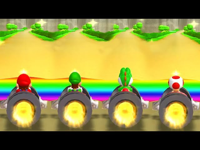Mario Party 9 - Mario Games - Mario vs Luigi vs Yoshi vs Toad - Minigames (Master CPU)