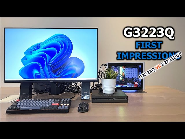 Dell G3223Q - Top 5 things you should setup | G3223Q vs S2721DGF | First Impressions