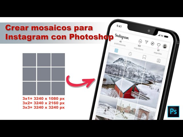 La mejor forma de crear mosaicos para Instagram con Photoshop