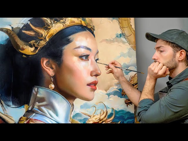 Painting a masterpiece, the LAZY way. (The Year of the Dragon)