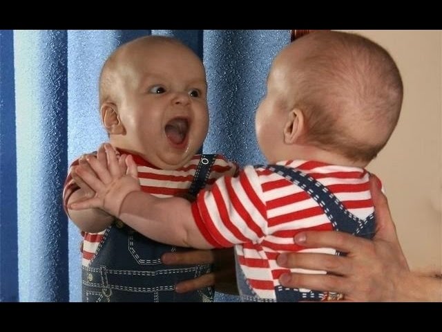 Funny Baby Sees Mirror For The First Time Compilation 2015 [NEW HD EDITION]