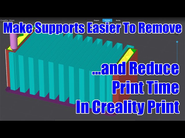 Easy To Remove Supports In Creality Print
