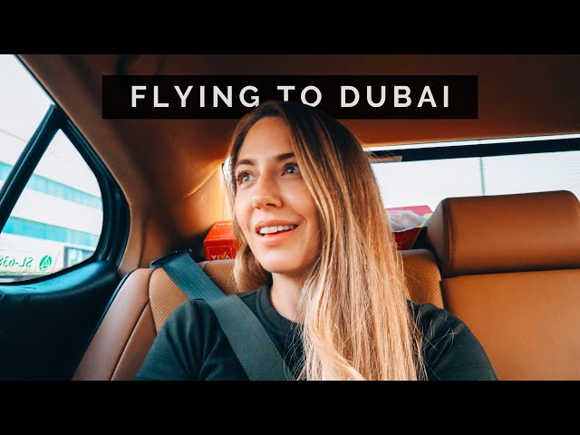 Flying to Dubai for the FIRST TIME was weirdly emotional for me!